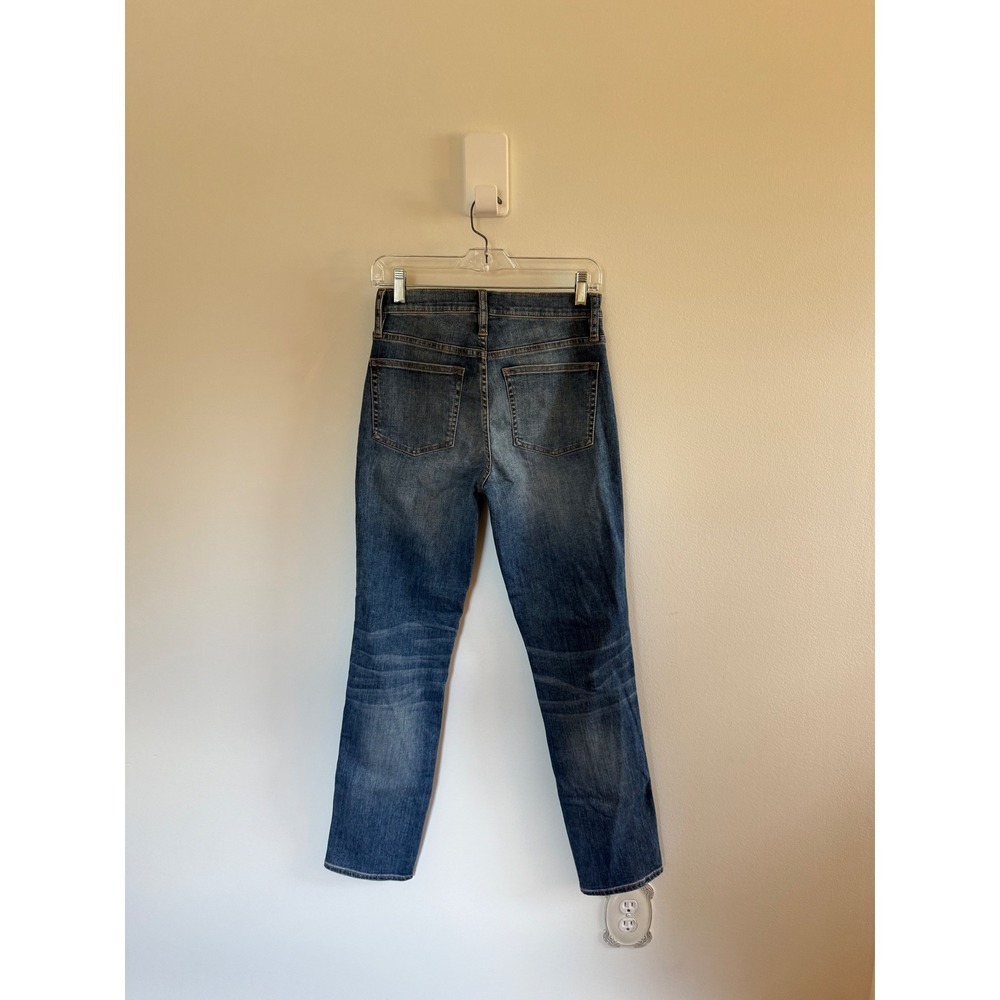 J.Crew Vintage Straight Jean NWT Medium Wash Distressed Denim 26 Tall BA606 - Picture 5 of 6